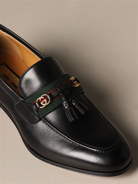 mocassino nero co borcchie gucci donna